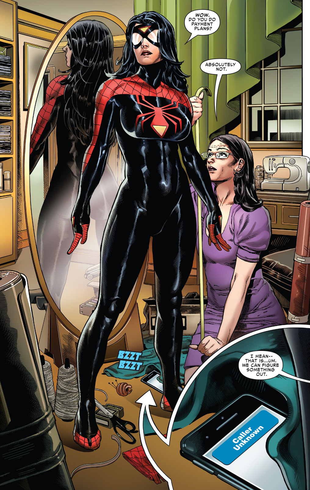 SPIDER-WOMAN BLACK SUIT	