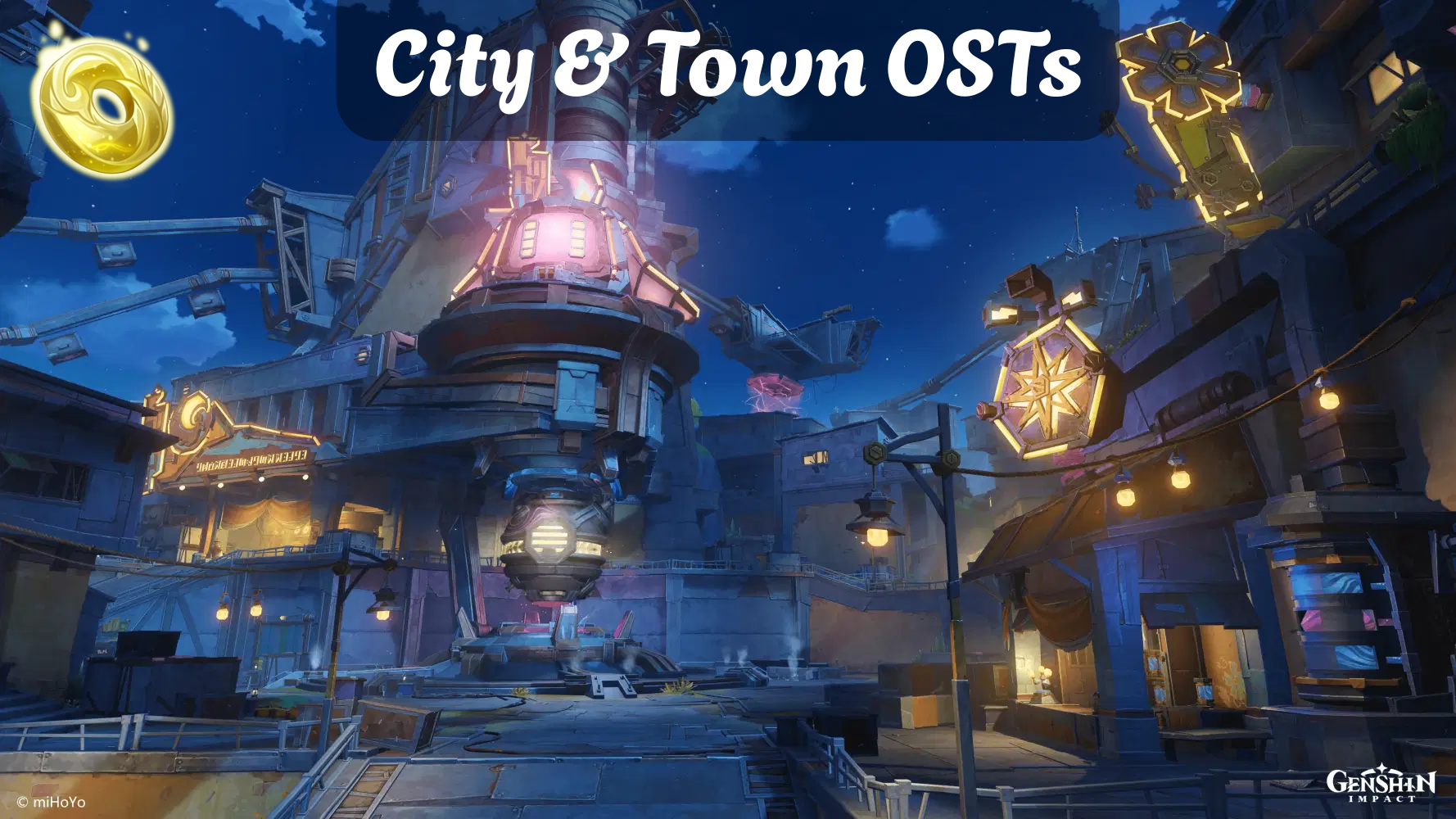 Genshin City & Town OSTs (Version Luna I)