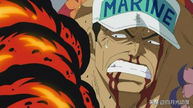 Akainu is not a dog because dogs don't get scared