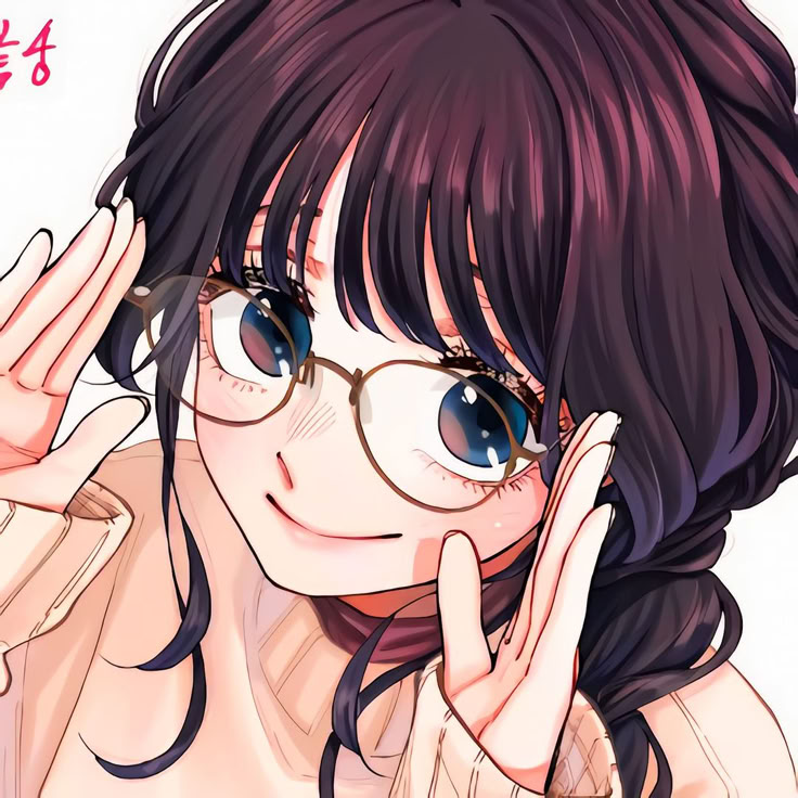 Waguri avec des lunettes
