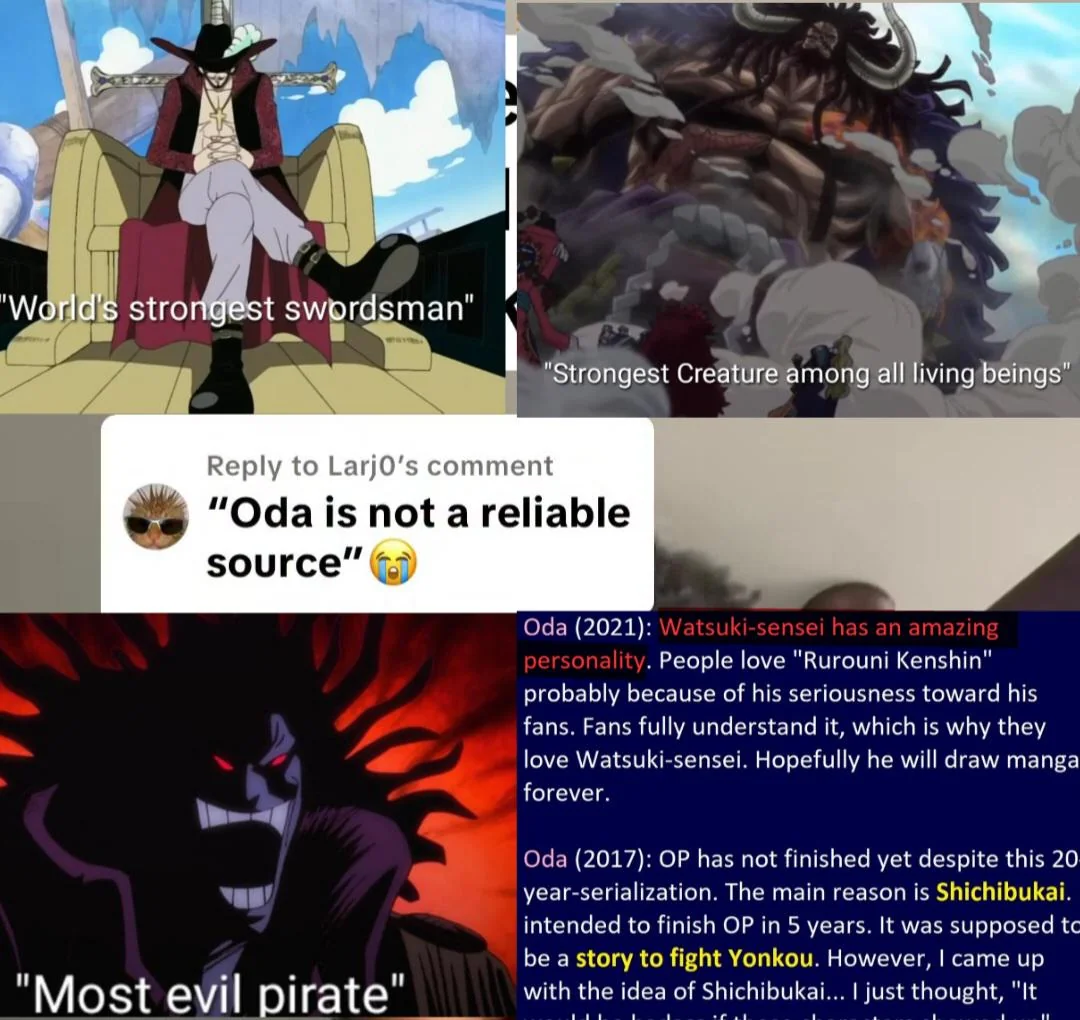 "Oda is Not a Reliable Source"