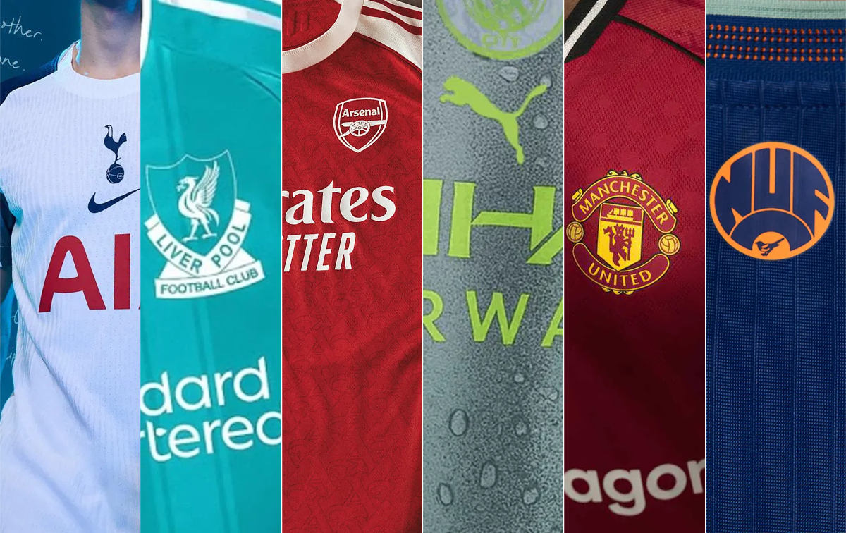 Premier League club kits for 2025/26