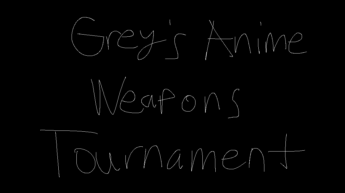 Grey's Anime Weapons Tournament