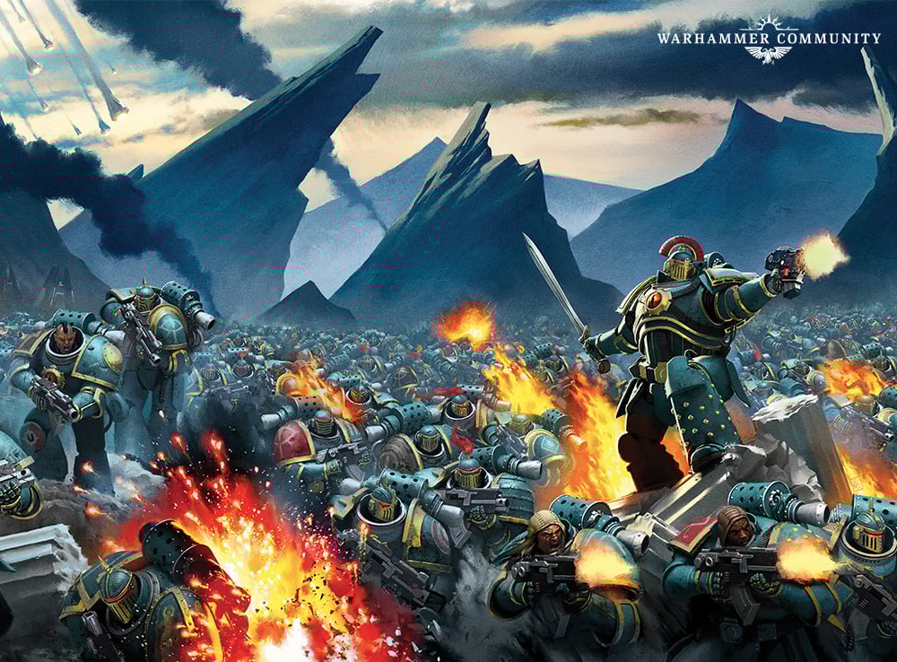 Warhammer Horus heresy Space marine Legions for สมาชม 