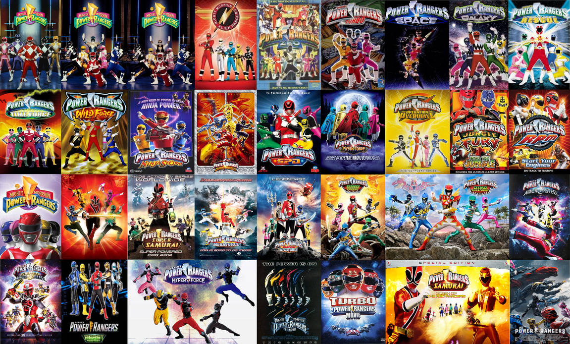 Power Rangers Seasons Written