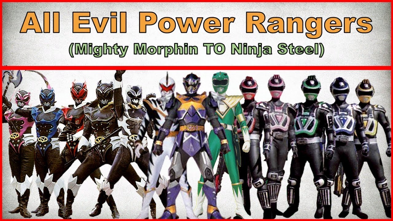 Power Rangers Evil Rangers