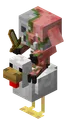 Zombified Piglin Chicken Jockey