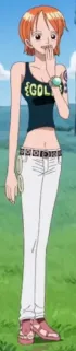 Nami Davy Back Fight Arc Outfit