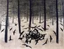 Crows in a Frozen Forest. Matazō Kayama