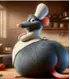 ratatouille rat caked up