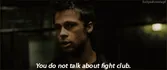 Fight Club's Rules - Fight Club