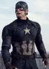 Steve Rogers/Cap (no super strength, enhanced abilities, or vibranium shield)