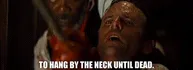 Hang By the Neck Until Dead! - The Hateful Eight