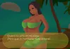 Girl from Pinapple on pizza